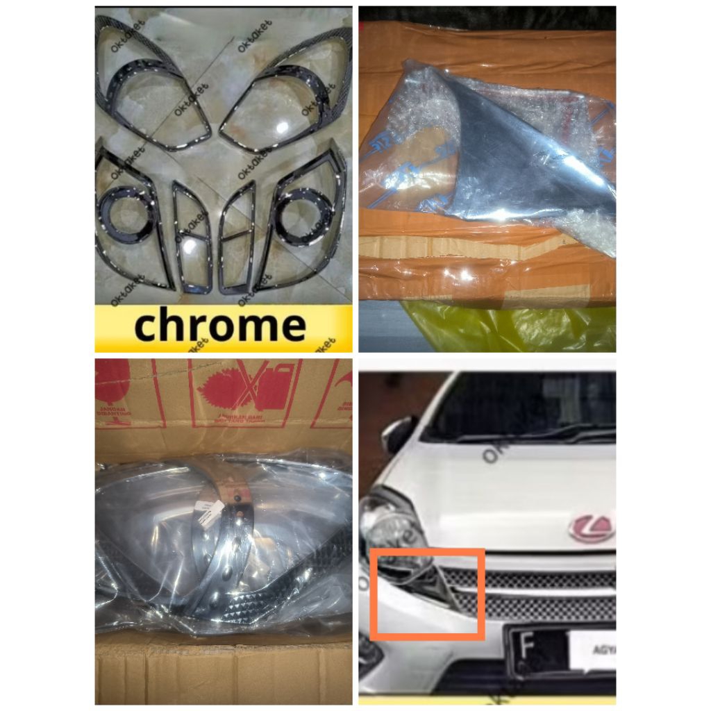 garnish 1 set agya ayla 2014 up