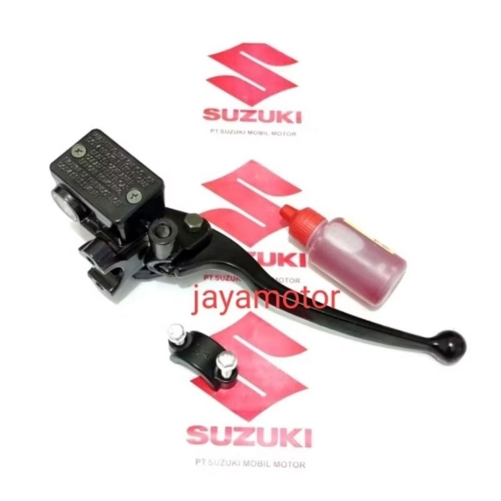 minyak rem+master rem set depan suzuki satria 2tak hiu lambu,tornado