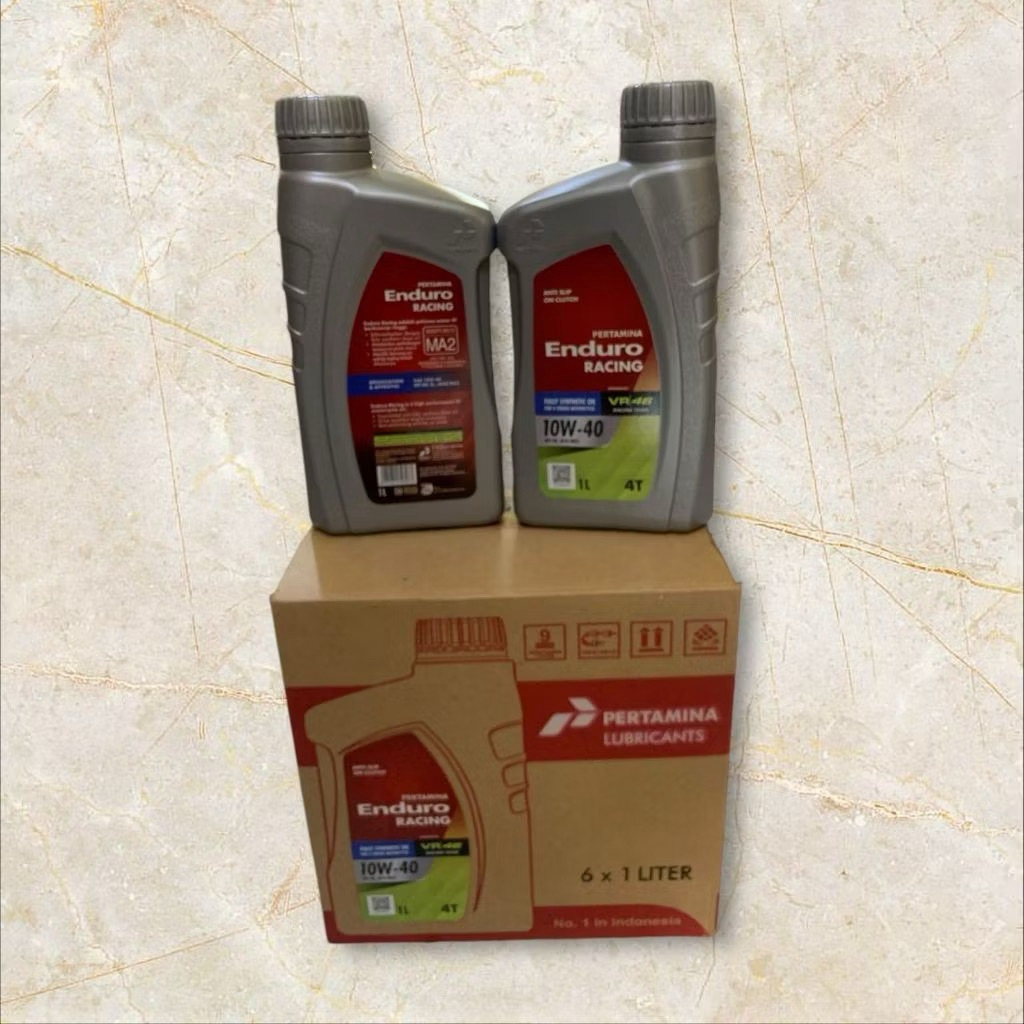 New Oli enduro racing 1liter 1 dus isi 6botol