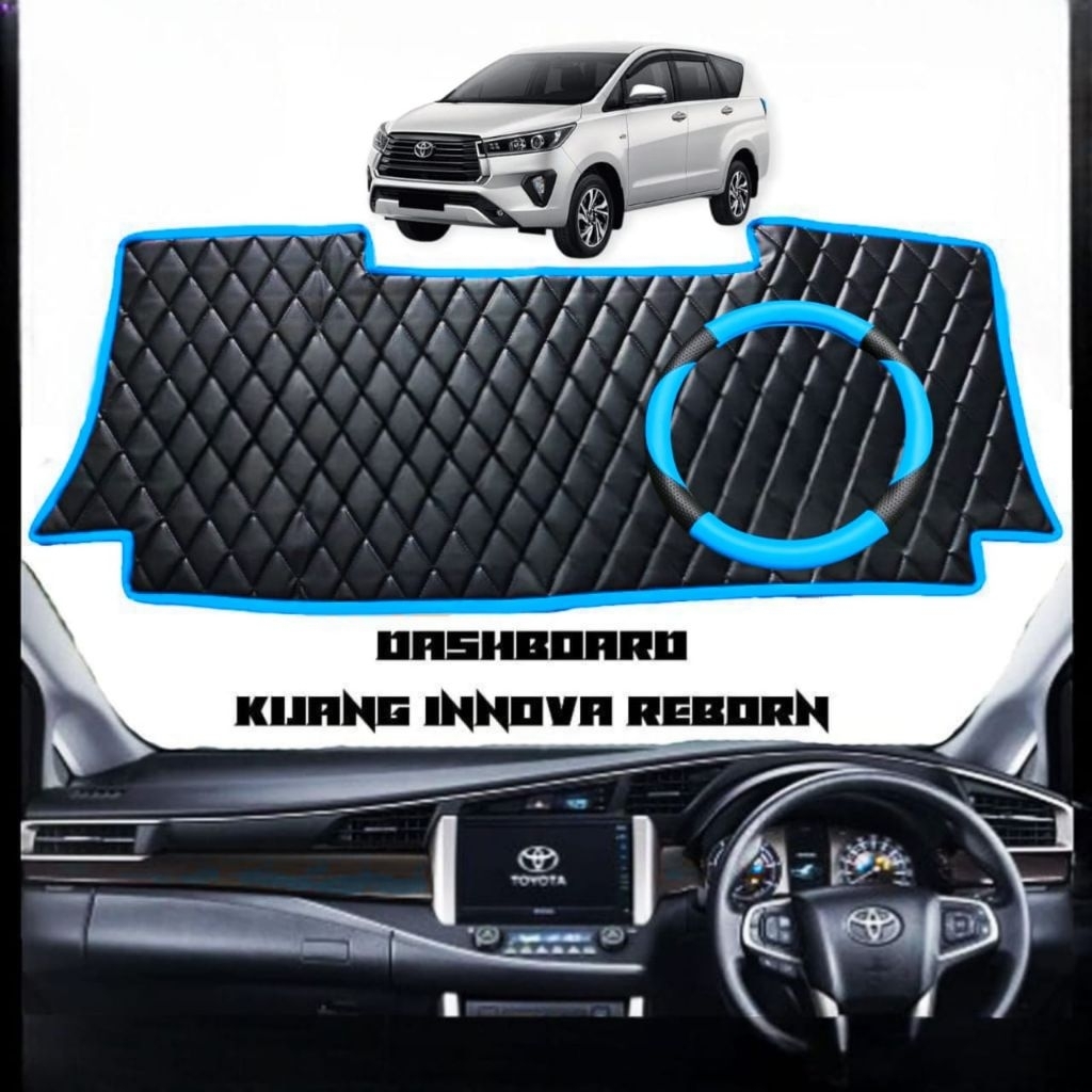 Cover Pelindung Dashboard Mobil Toyota Innova Reborn + Cover Stir