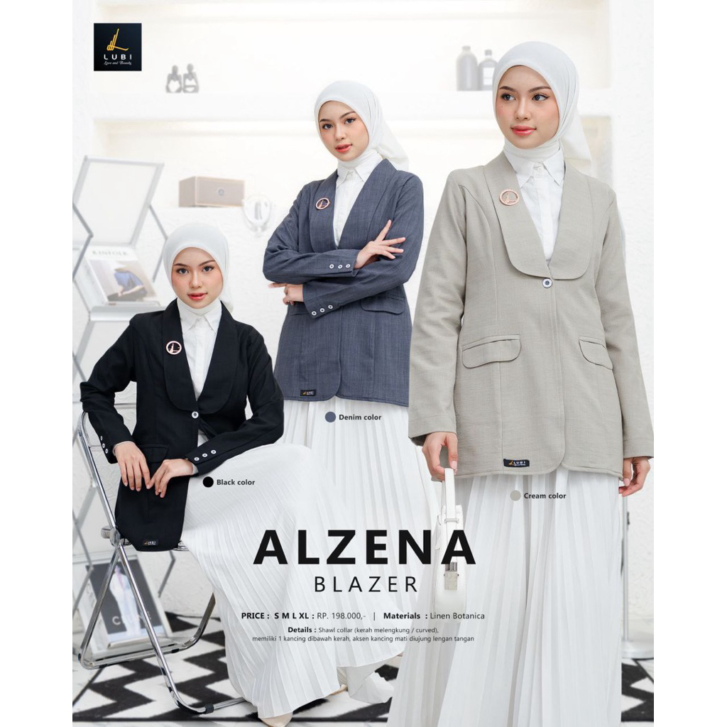 Lubi Alzena Blazer Lubi Blazer Alzena Blazer Kerja Blazer Polos Blazer Black Blazer Kekinian Blazer 
