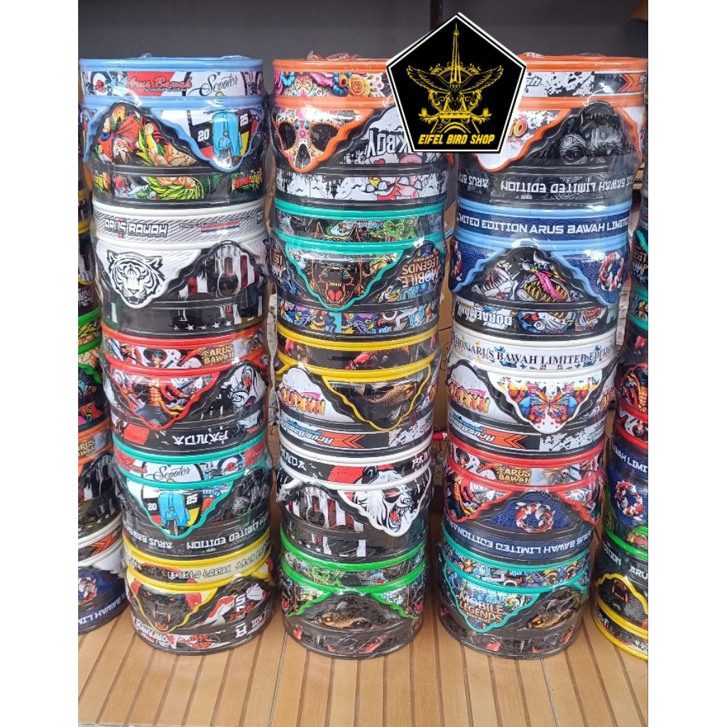 TEBOK PVC PLECI DECAL ISI 10 TEBOK diameter 23cm