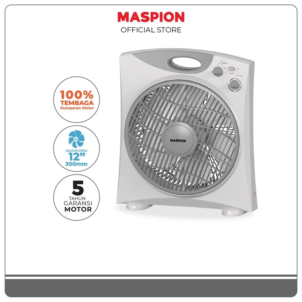 Maspion Kipas Angin Kotak Box Fan 12 Inch EX-2109 T