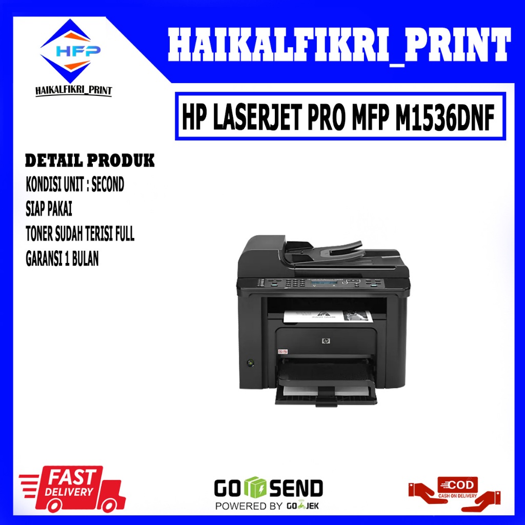 Printer Hp Laserjet Pro M1536DNF Bergaransi