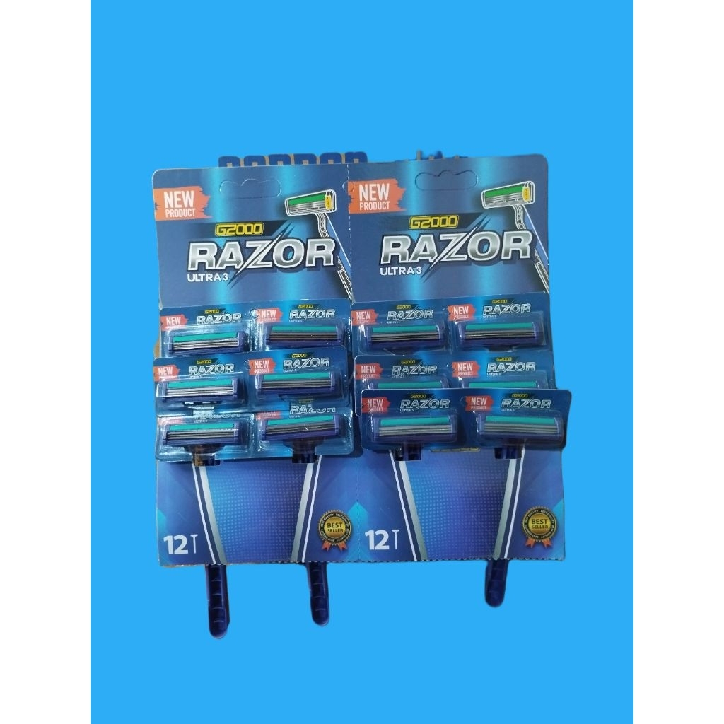 Cukuran Kumis RAZOR Ultra 3 / Pisau Cukur Kumis 3 mata pisau / Alat Cukuran Kumis Jenggot