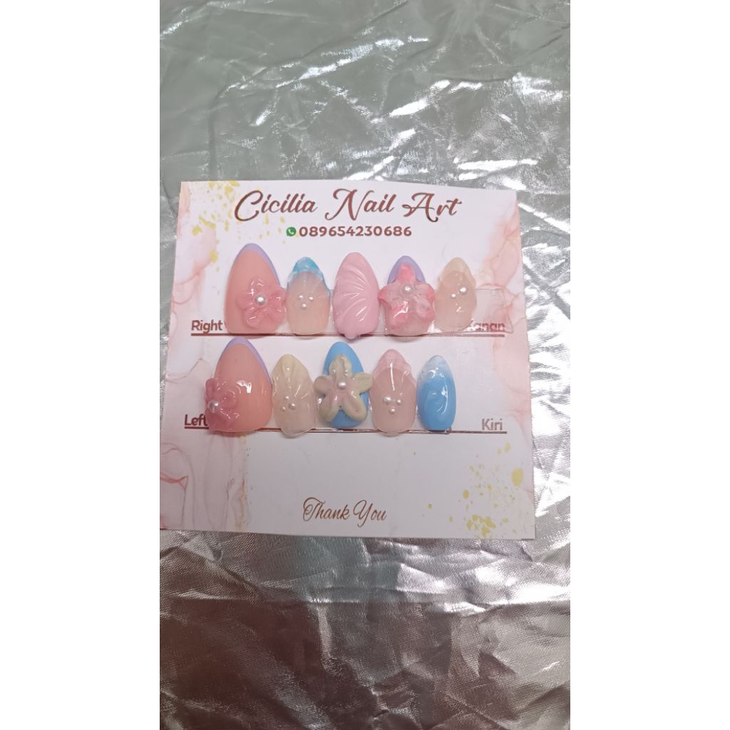 Press On Nail Pastel Series