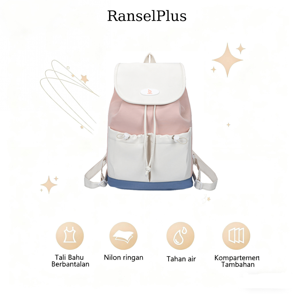 Ransel sekolah korean style wanita ransel wanita korean style tas ransel lucu korean style ransel wa