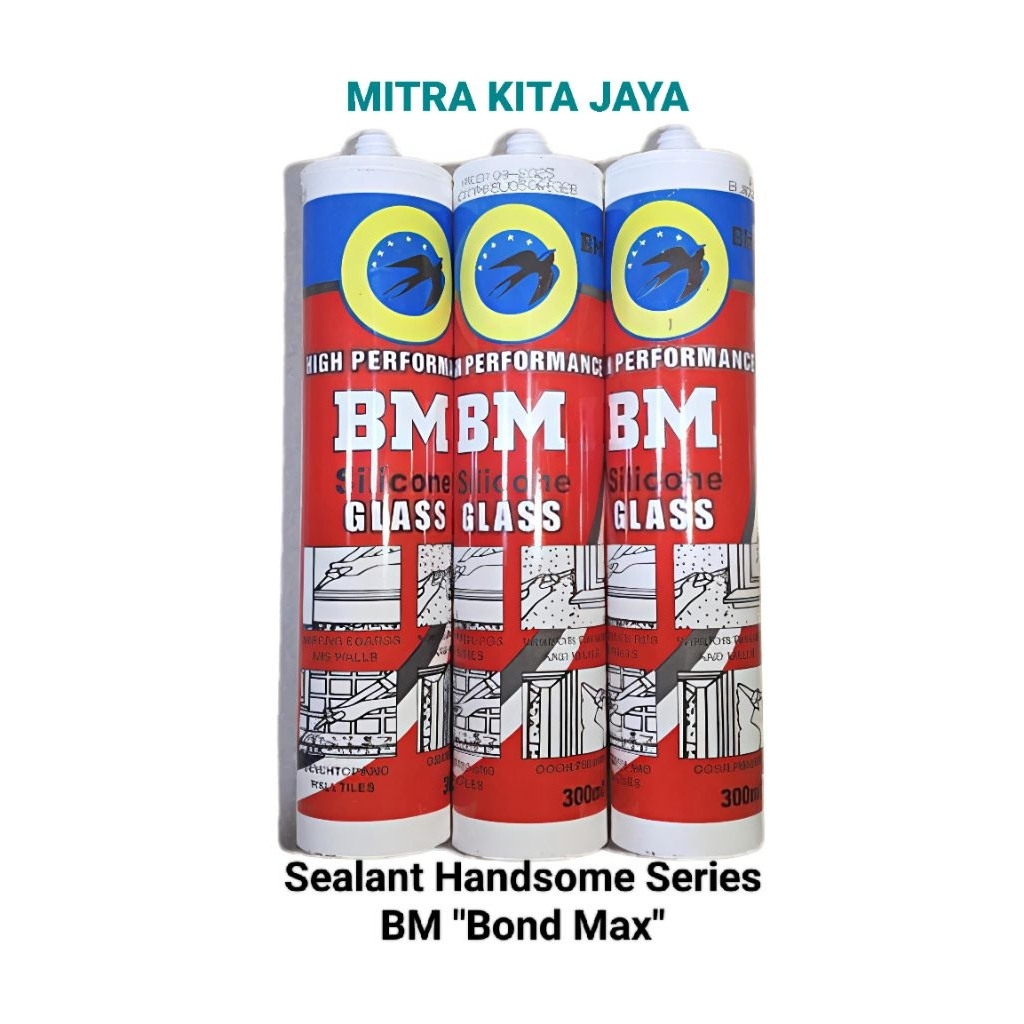 LEM KACA BOTOL HANDSOME BM / SILICONE SEALANT ASAM HANDSOME BOND MAX / LEM SEALANT BOTOL HANDSOME / 