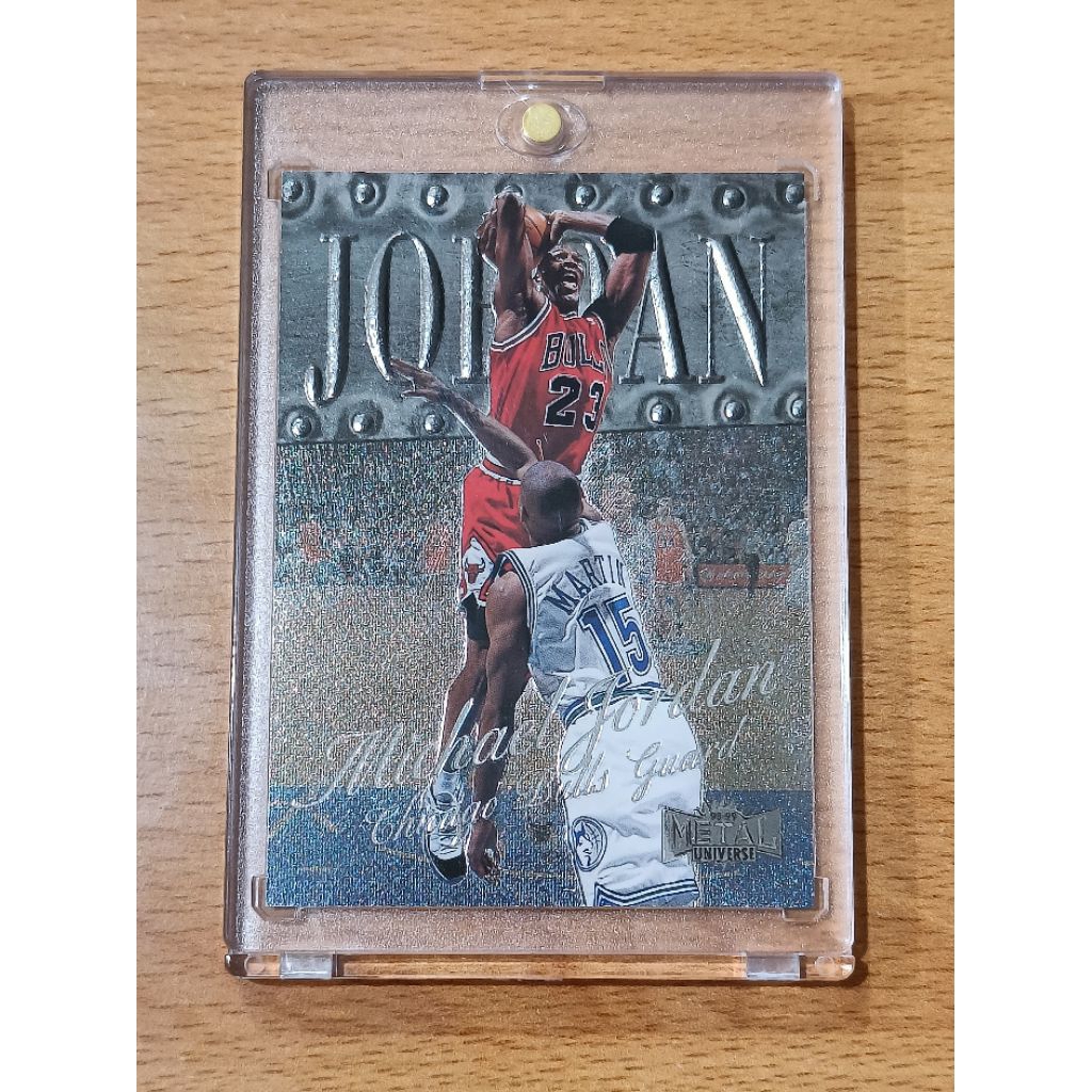 kartu basket michael jordan metal universe 1998