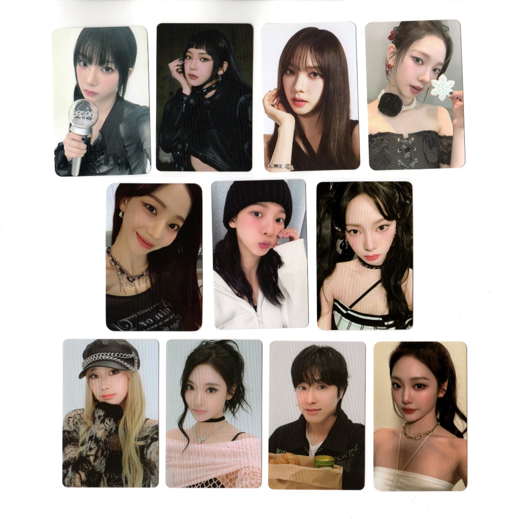 [OFFICIAL PHOTOCARD] AESPA KARINA GISELLE NINGNING (PC ALBUM/POB) + TVXQ