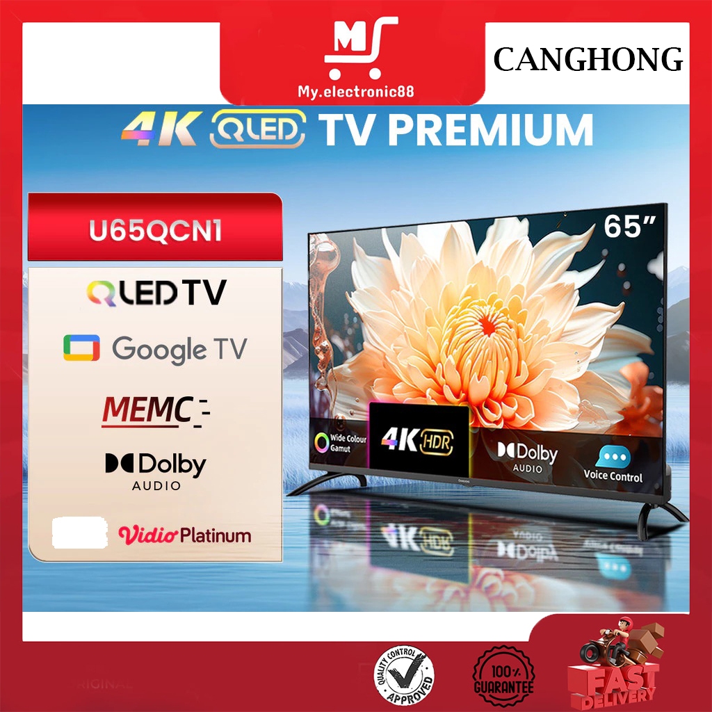 CHANGHONG GOOGLE TV 65 INCHI U65QCN1-QLED