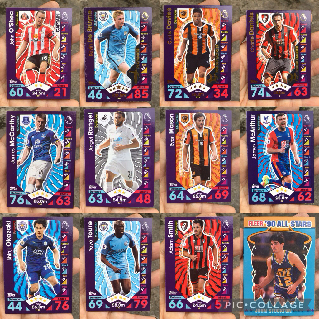 KARTU SOCCER BOX M KOLEKSI MATCH ATTAX TOPPS FOOTBALL TCG