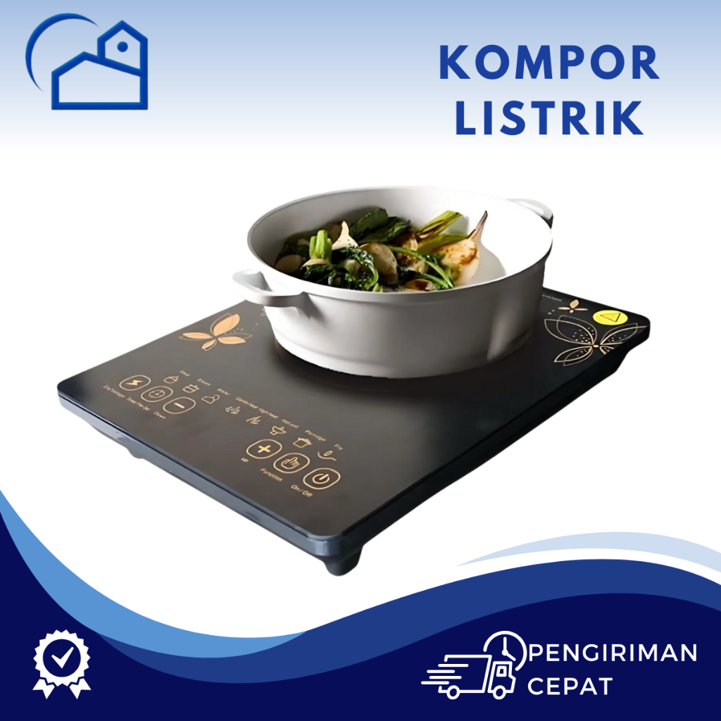 HOMESTATION - Kompor listrik Induksi 1 Tungku / Kompor Listrik / Kompor Elektrik Multifungsi 3139