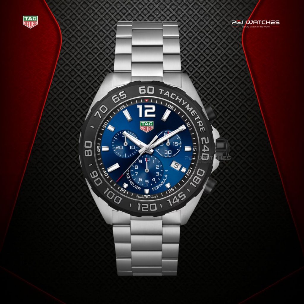 TAG HEUER Formula 1 Chronograph Quartz 43mm Steel - CAZ101AV.BA0842