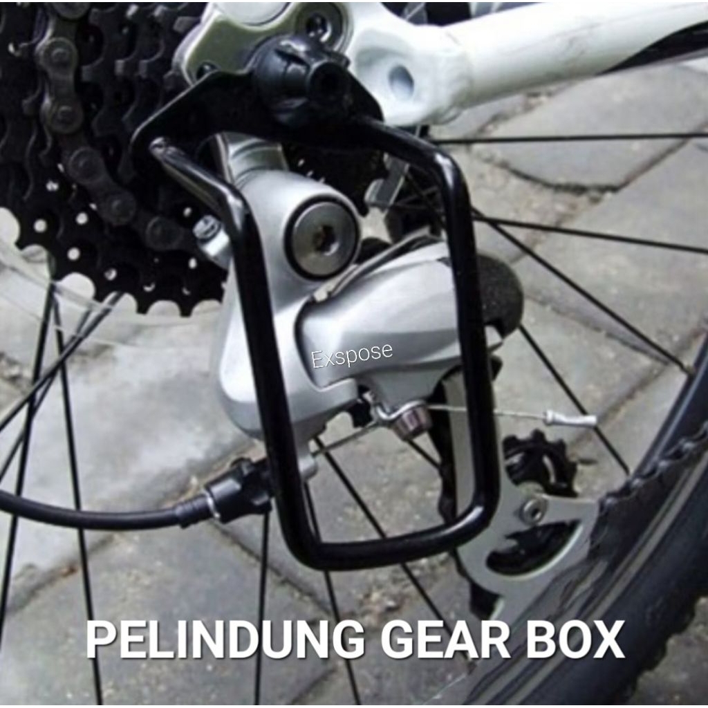 Protector Gear Box Chain Guard Pelindung Gigi Sepeda MTB Road Bike