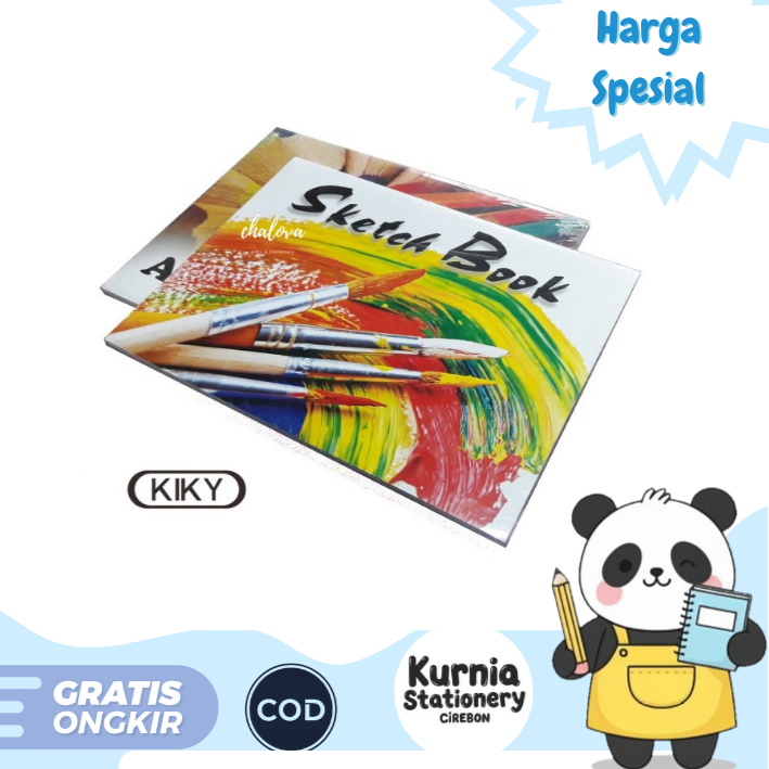 

Kiky Sketchbook A5, A4 & A5 / Buku Gambar (Satuan)