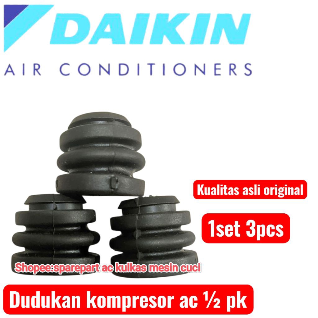 karet dudukan kompresor ac DAIKIN karet mounting kompresor ac 1/2 pk -1pk