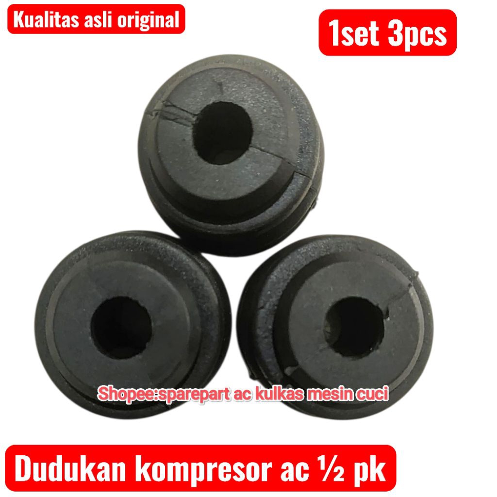 karet dudukan kompresor ac karet mounting kompresor ac 1/2 pk -1pk original