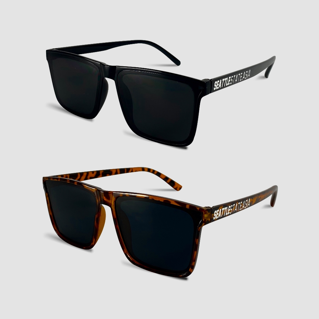 Seattlestate - Kacamata Elena Hitam Frame Kecil Kacamata Fashion Pria Wanita