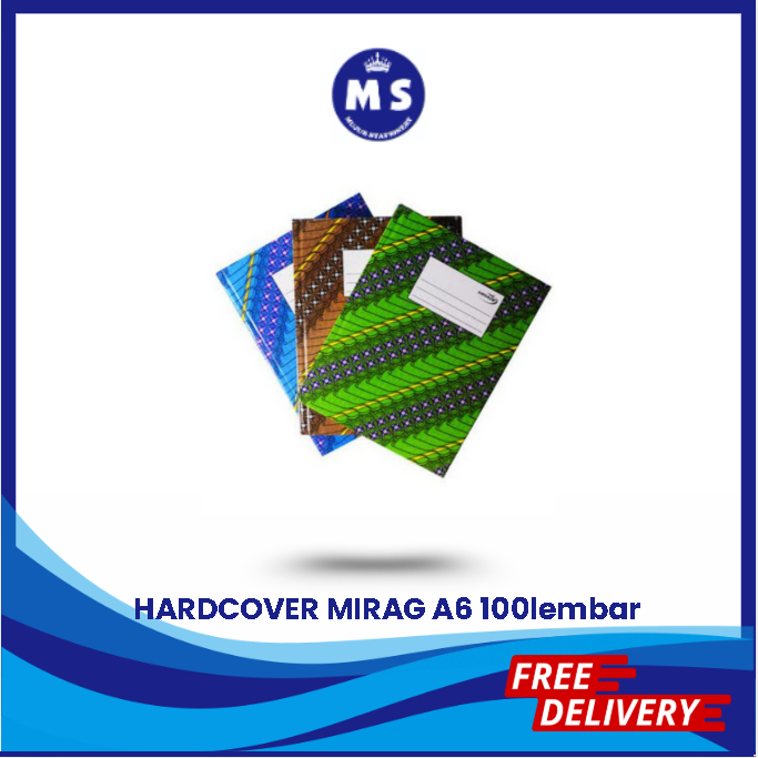 Buku Tulis HardCover Mirage Oktavo / Ukuran A6 isi 100 lembar