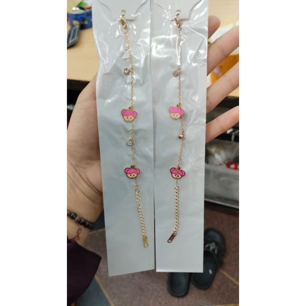 gelang titanium / gelang rantai anak / gelang anak titanium / gelang rantai titanium tahan karat