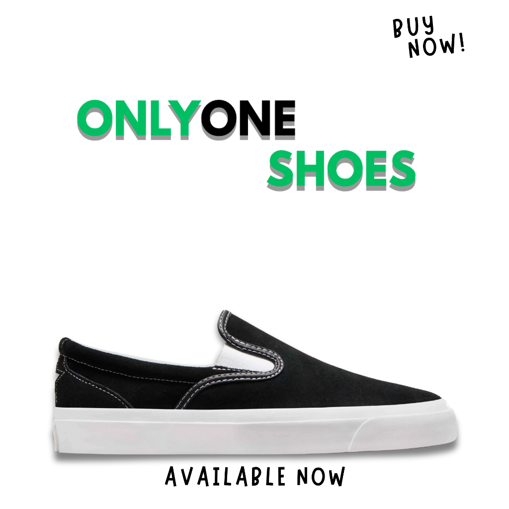 Sepatu Sneakers Converse X Golf Wang One Star Slip On 'Pro Black'