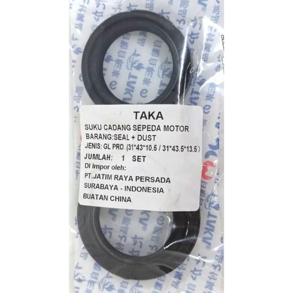 Seal Sil Shok Sok Depan Taka GL Pro Max MegaPro Tiger Verza CB 150 R ORI