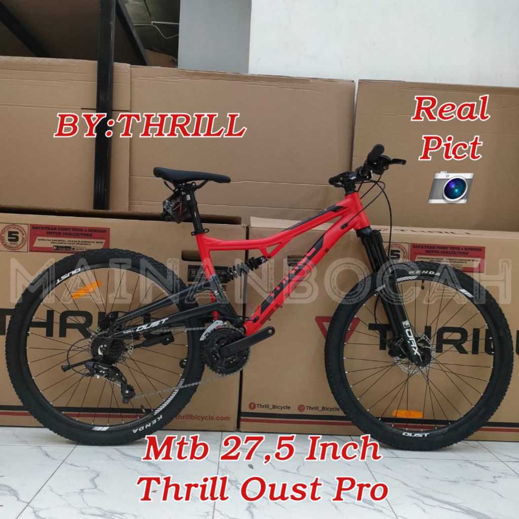TERMURAH Sepeda Gunung Mtb 27,5 Inch Thrill Oust Pro 27,5 Inch Thrill Oust Pro TERBARU