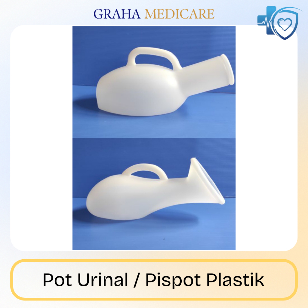 Pot Urinal / Pispot Plastik Pria dan Wanita