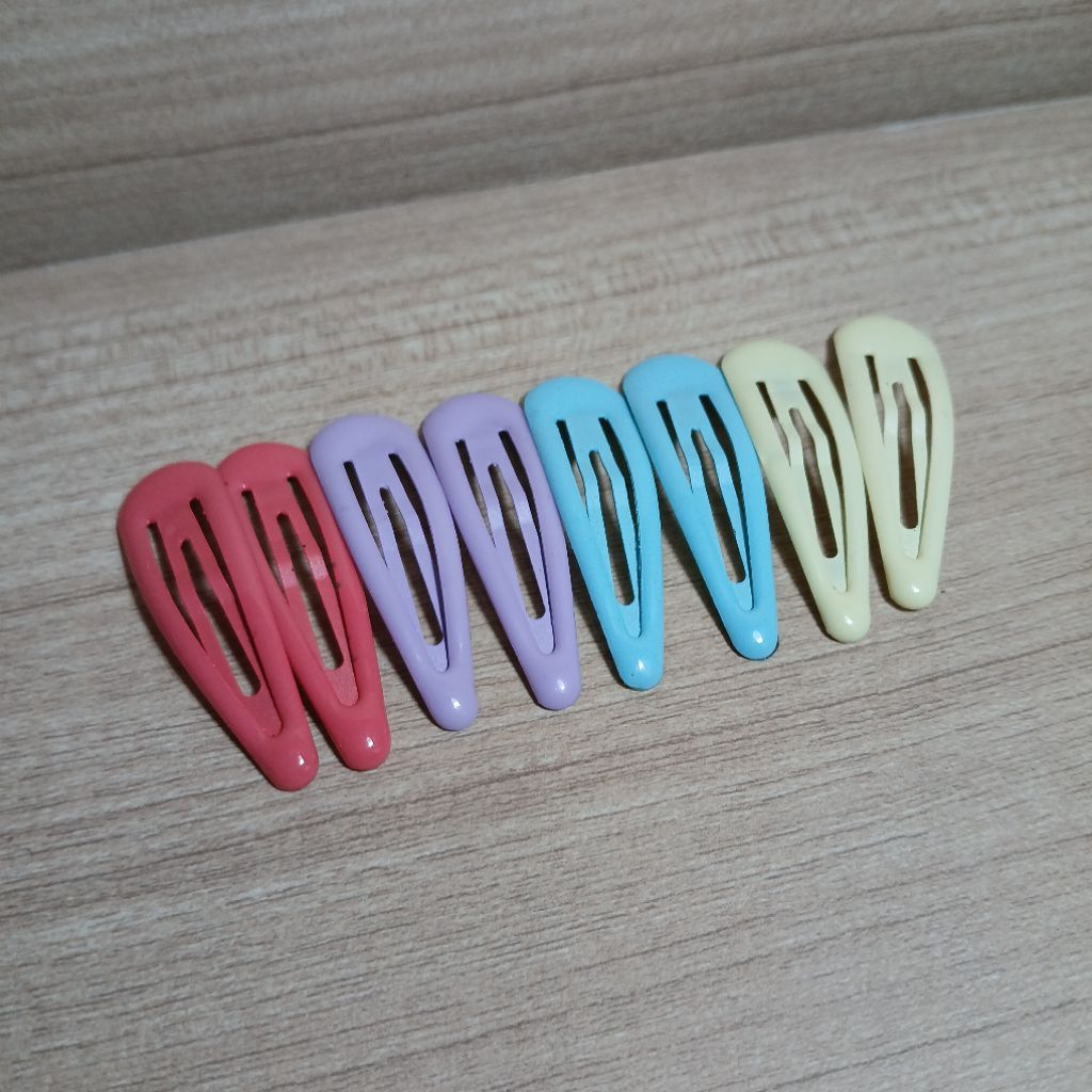 it's isvara jepit rambut hair clip warna-warni pastel