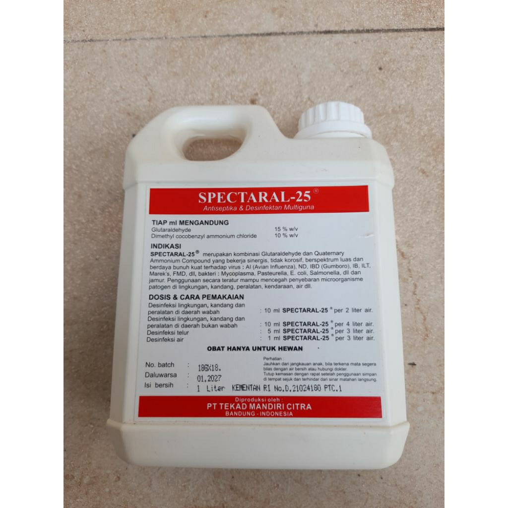 SPECTARAL-25 desinfektan multiguna