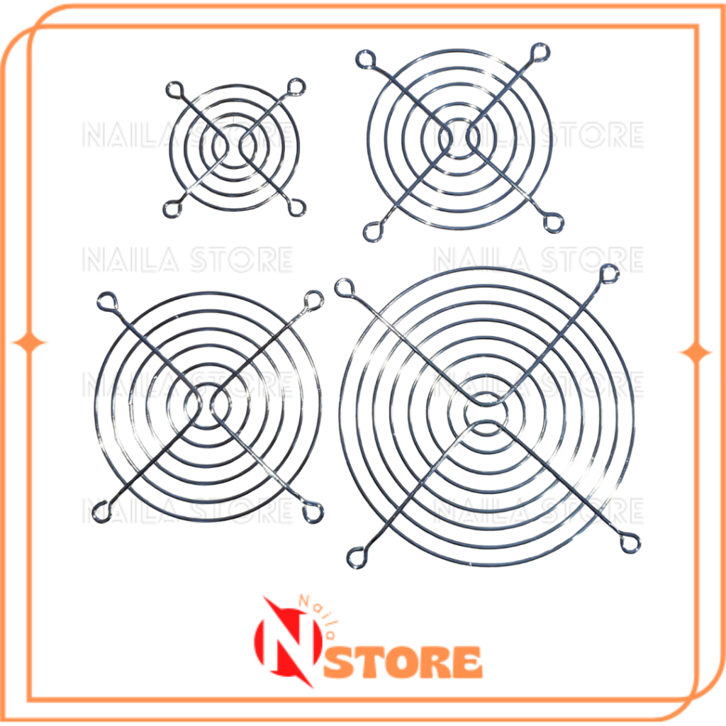 GRILL FAN BESI GRIL KIPAS BESI TUTUP KIPAS BESI 6X6 8X8 9X9 12X12 BESI BERKUALITAS