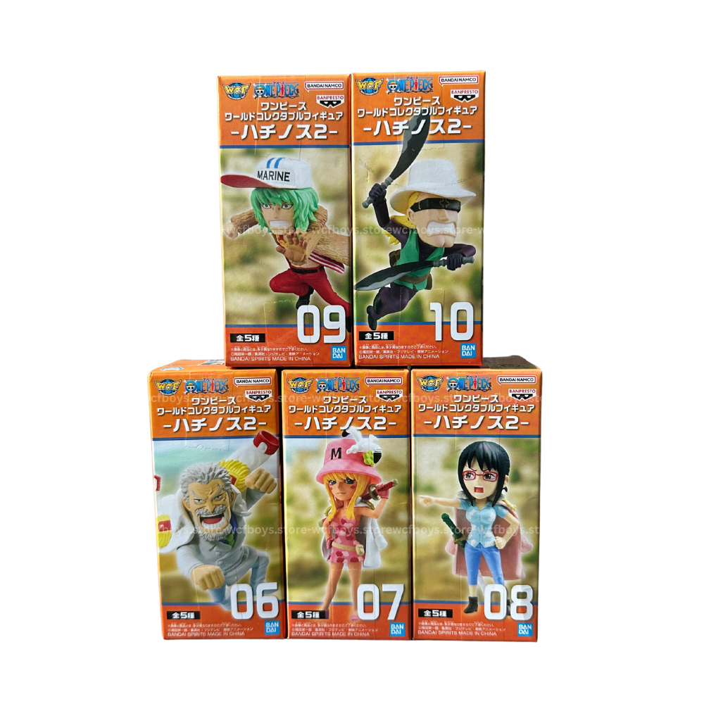 WCF ONE PIECE HACHINOSU VOL 2 (GARP - TASHIGI - KUJAKU - HELMEPPO)