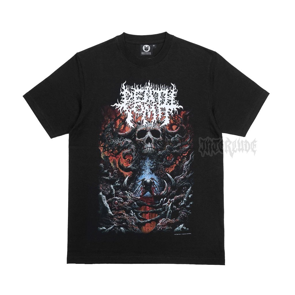 T-SHIRT - DEATH VOMIT - REDEMPTION DEATHPRESSIVE kaos band death metal Indonesia Original