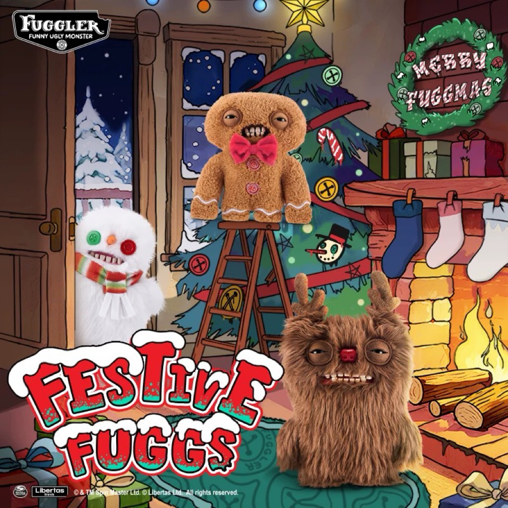 Zuru Fuggler Funny Ugly Monster Festive Fuggs Christmas Special Edition Boneka Kado Natal Fugler Ori