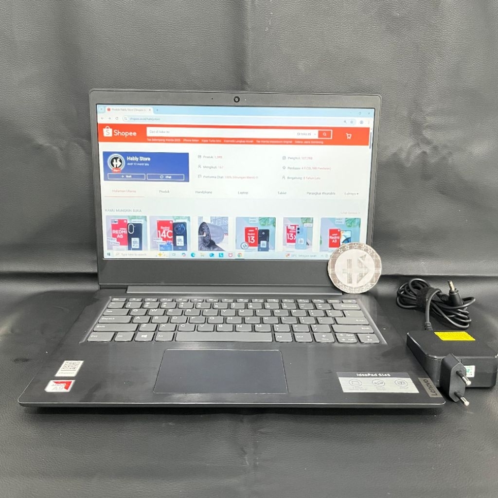LAPTOP LENOVO IDEAPAD S145 81ST AMD A9 9425 4GB 14INCH SECOND MULUS BERGARANSI