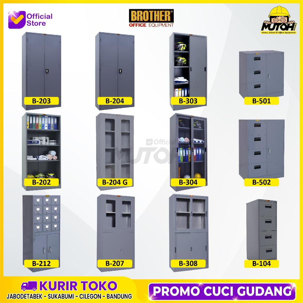 Lemari arsip besi filling cabinet Bersertifikat TKDN BROTHER SERIES