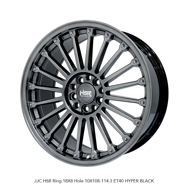 VELG MOBIL CHERY J6 CHERY TINGGO 8 PRO CHERY TINGGO CROSS HSR JJC R18 PCD 5X108 PNP HYPER BLACK