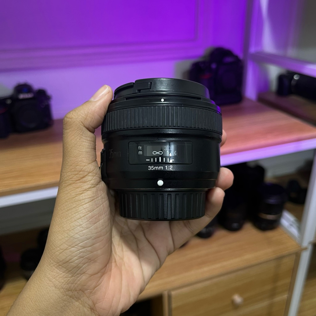 Lensa 35mm f2 yongnuo Nikon