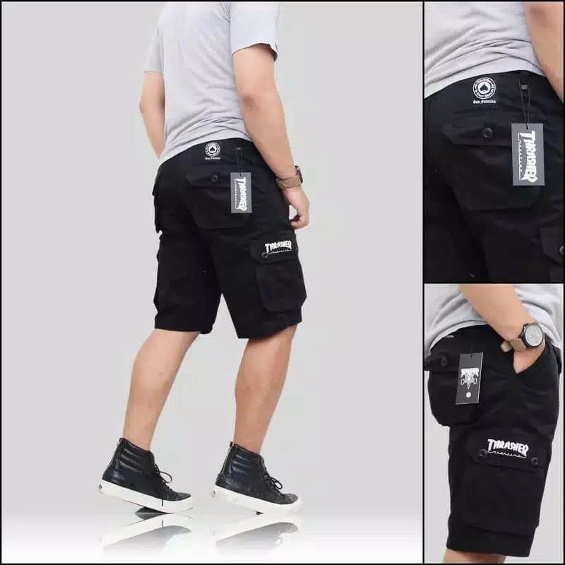 Celana Pendek Cargo Pria Size 27-38 Bahan Nyaman