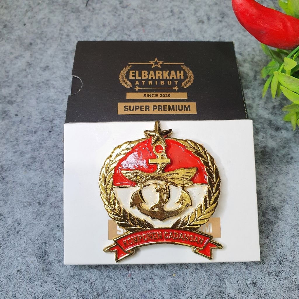 Emblem Baret KOMCAD (Komponen Cadangan) Super Premium High Quality