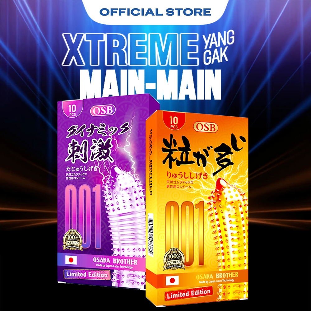 Kondom Bergerigi Berkualitas Osaka Brother 001 Varian Extreme - Privasi Aman