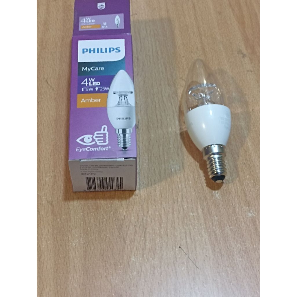 Lampu led E14 philips 4 watt