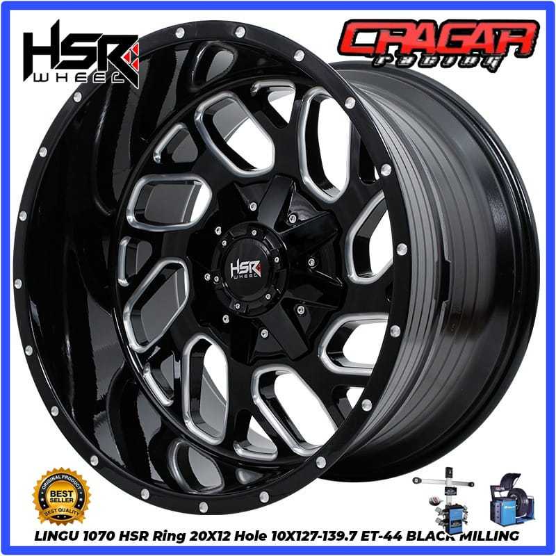 Velg Mobil R20 Lebar 12 Hole 5x127 Buat Jeep Rubicon Gladiator Grand Cherokee Dll - Hsr Fg Lingu r20