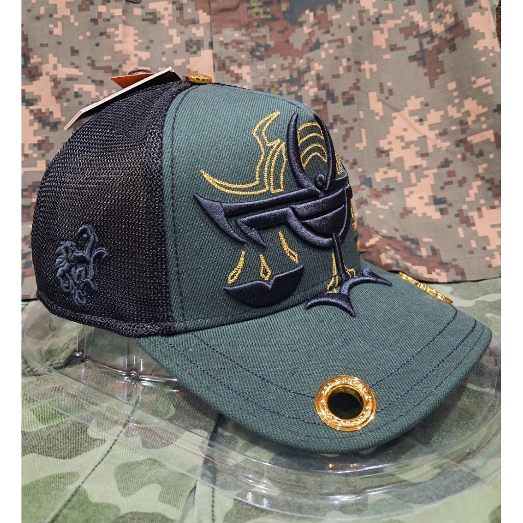 Topi Red Monkey "Libra Scale" Trucker Los Angeles Black/Gold Limited Quantity BNWT 100% Original