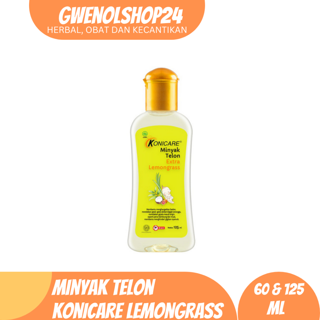 Konicare Minyak Telon Extra Lemongrass 60 ml 125 ml | Natural Baby Oil