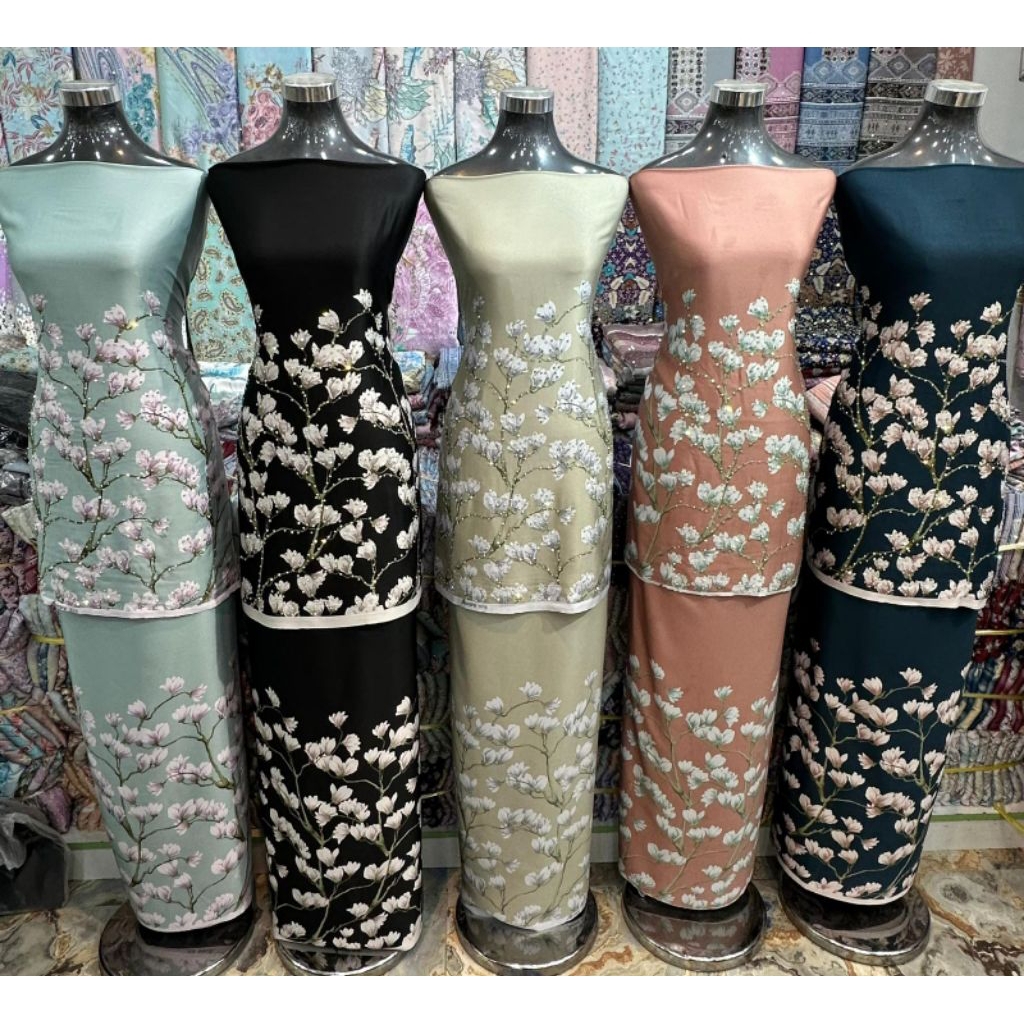 PRE ORDER/KAIN PASANG UNTUK SET KURUNG WANITA/IMPORT MALAYSIA/ALFARO SILK DIAMOND