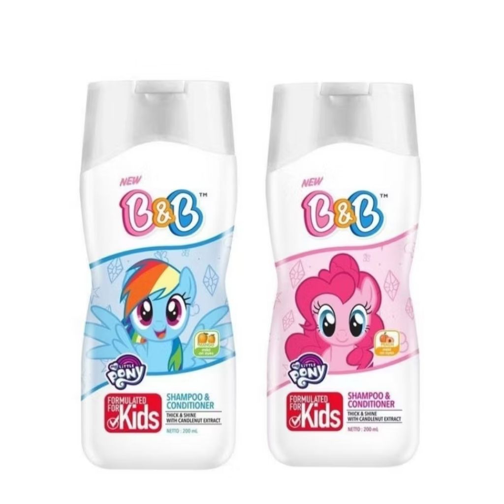 -MA- B&B Kids Shampoo & Conditioner My Little Pony | Shampoo Anak | Conditioner Anak