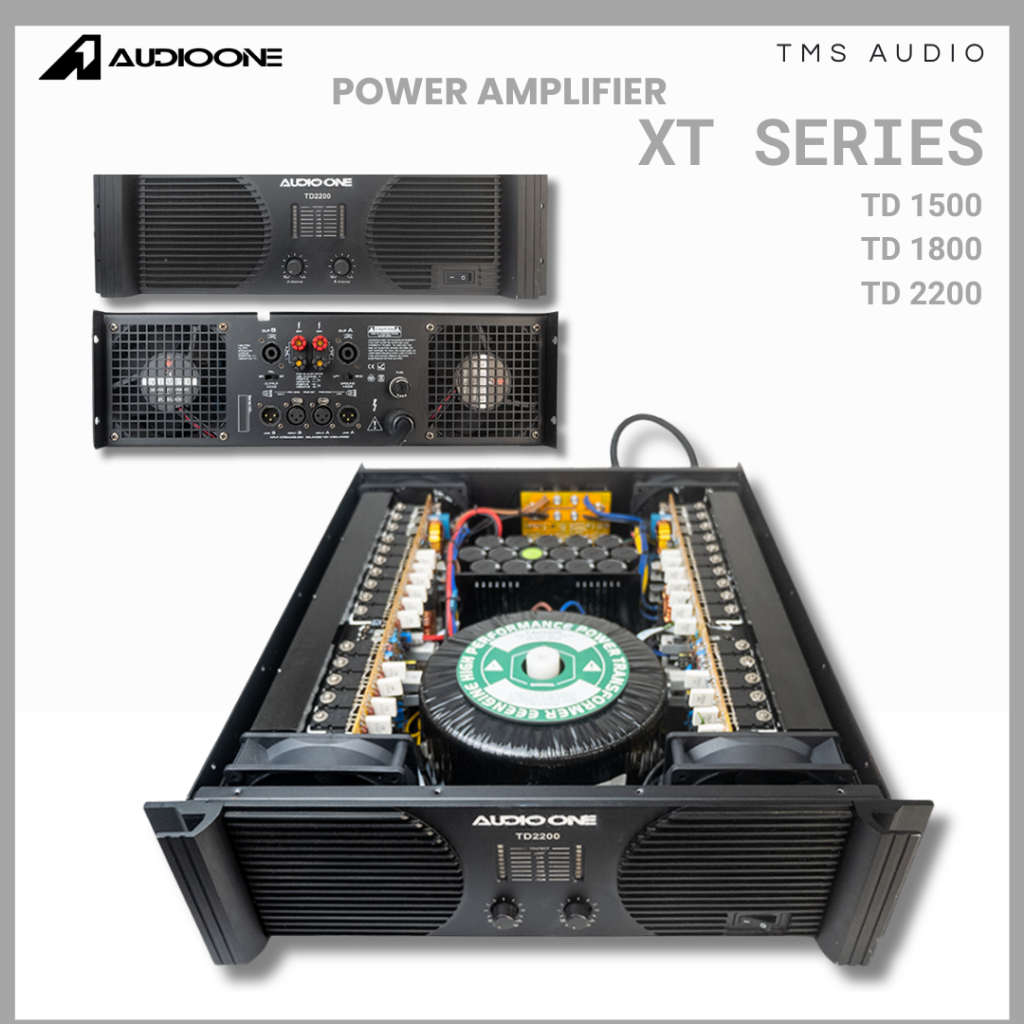 Power Amplifier 2 Channel Audio One series Power Class TD