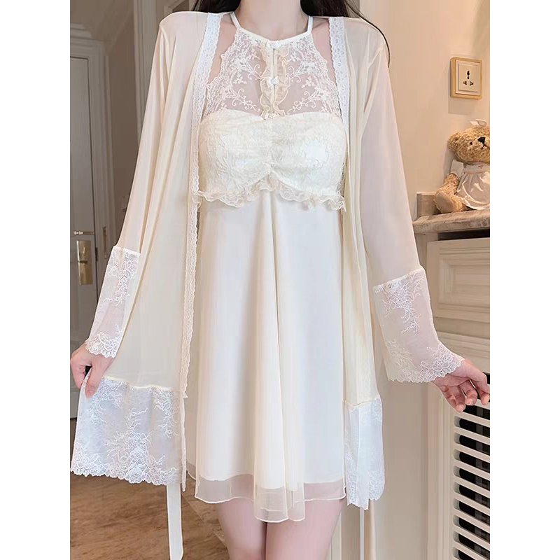 Mimi Robe Set Sleepdress - Little Woman Sleepwear